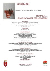 Barfleur festival A la Rencontre des langages 14-20 août 2017