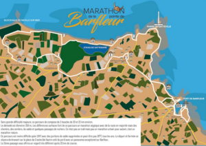 Parcours Marathon Barfleur 2018