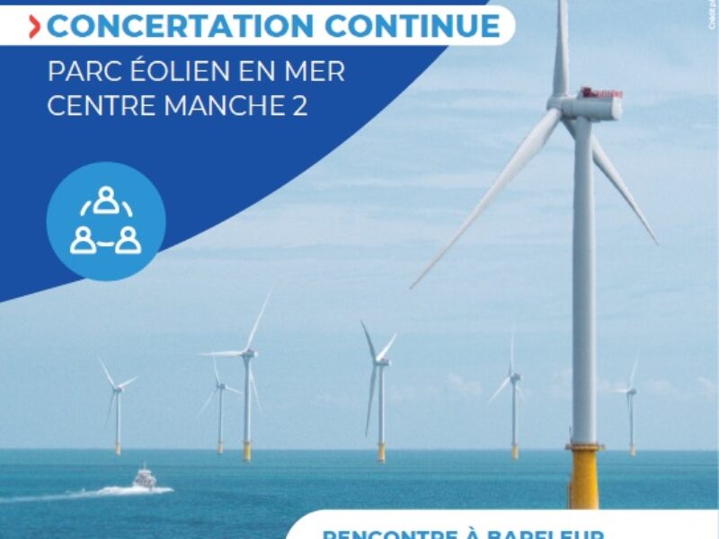 Concertation nouveau parc éolien en mer